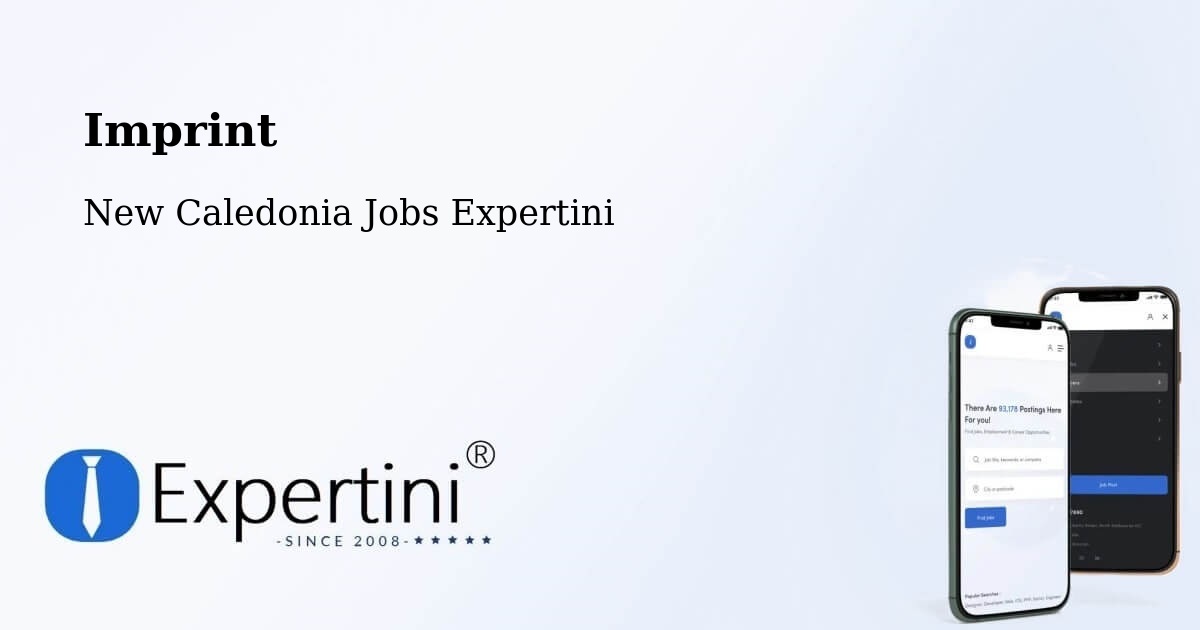 Imprint – Lékine - New Caledonia Jobs Expertini